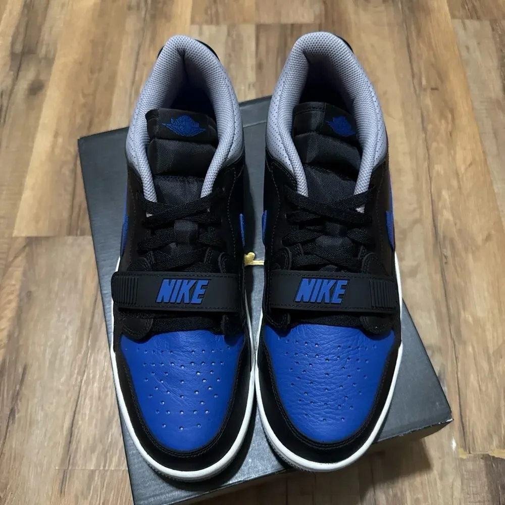 Air Jordan Legacy 312 Low Black Game Royal Cement CD7069-041 Size 11.5